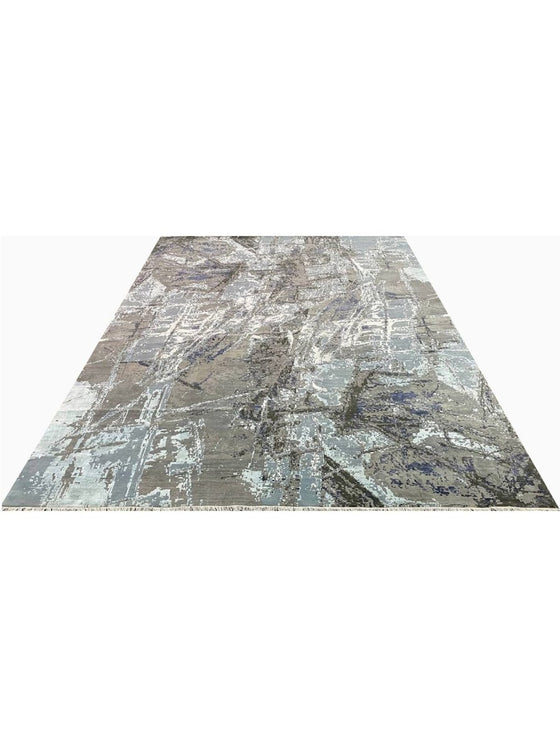 12x15 Modern Abstract Area Rug - 501491.