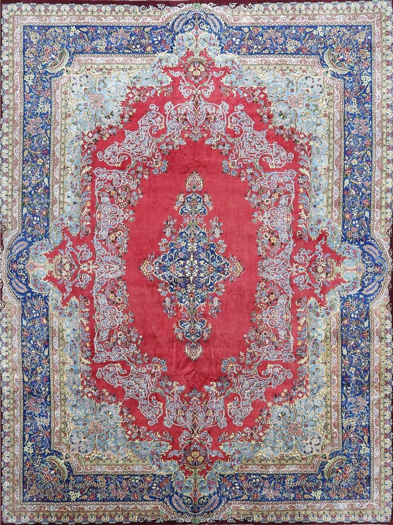 12x16 Old Persian Kerman Area Rug - 109351.
