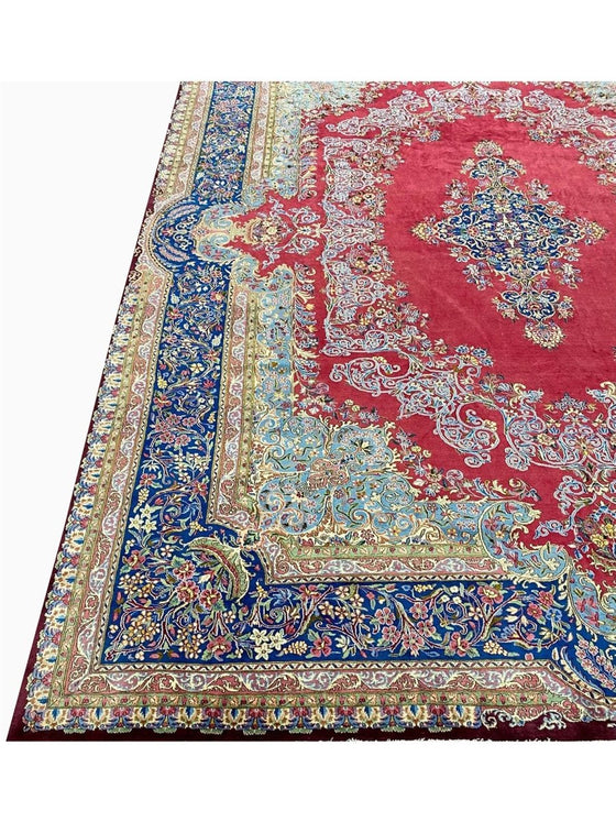 12x16 Old Persian Kerman Area Rug - 109351.