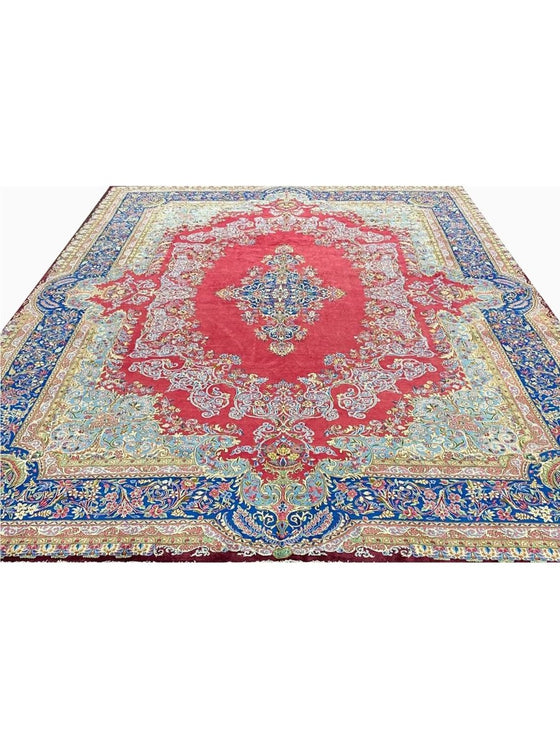 12x16 Old Persian Kerman Area Rug - 109351.