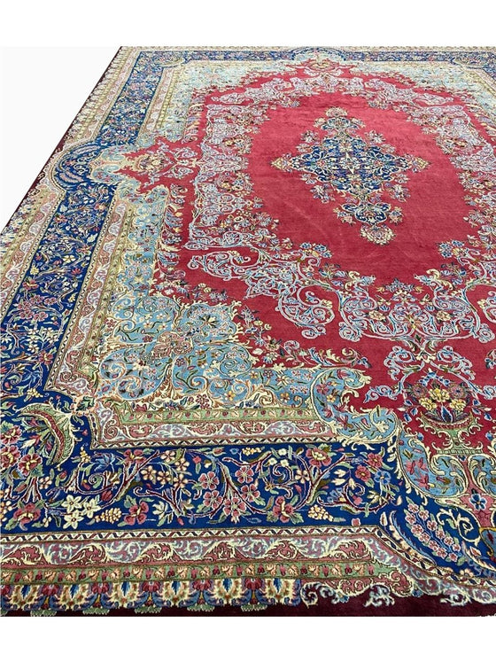 12x16 Old Persian Kerman Area Rug - 109351.