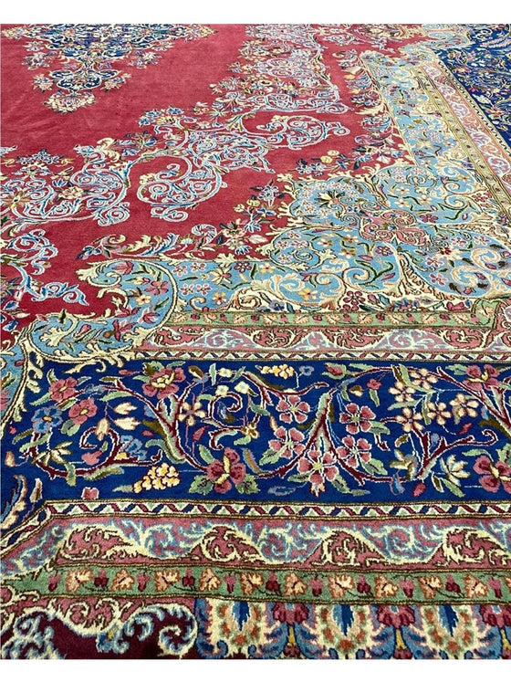 12x16 Old Persian Kerman Area Rug - 109351.