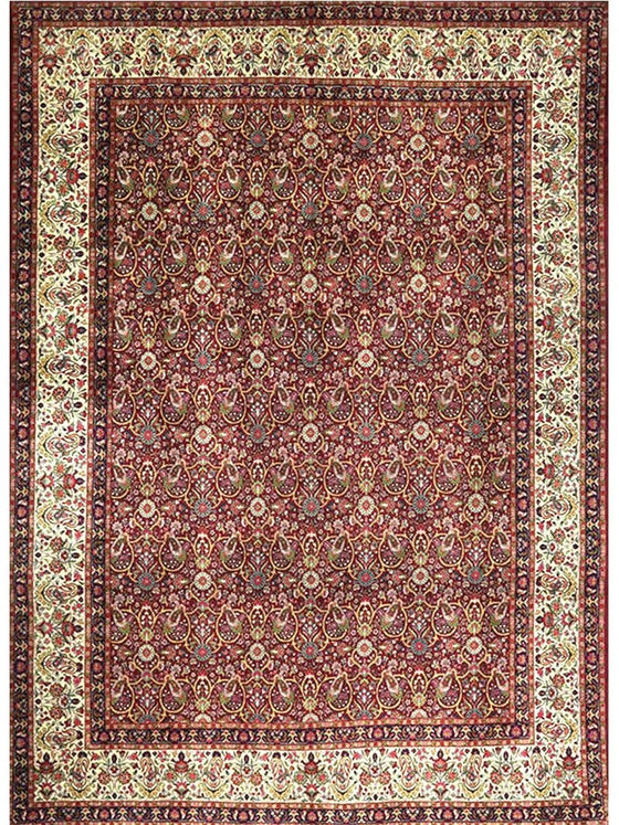 12x16 Old Persian Tabriz Area Rug - 110552.