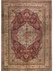 12x17 Antique Persian Mashad Area Rug - 107460.