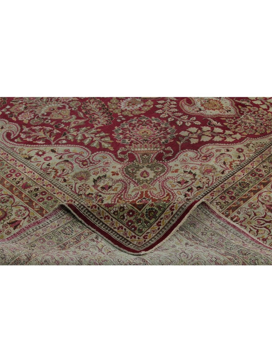 12x17 Antique Persian Mashad Area Rug - 107460.