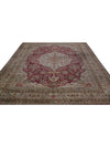 12x17 Antique Persian Mashad Area Rug - 107460.