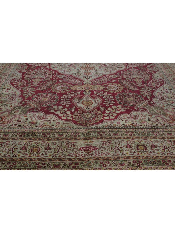 12x17 Antique Persian Mashad Area Rug - 107460.