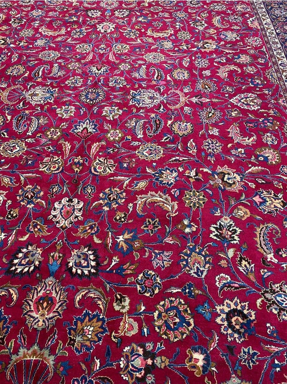 12x17 Old Persian Mashad Area Rug - 502369.