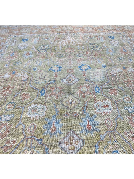 12x17 Turkish Oushak Area Rug - 110647.