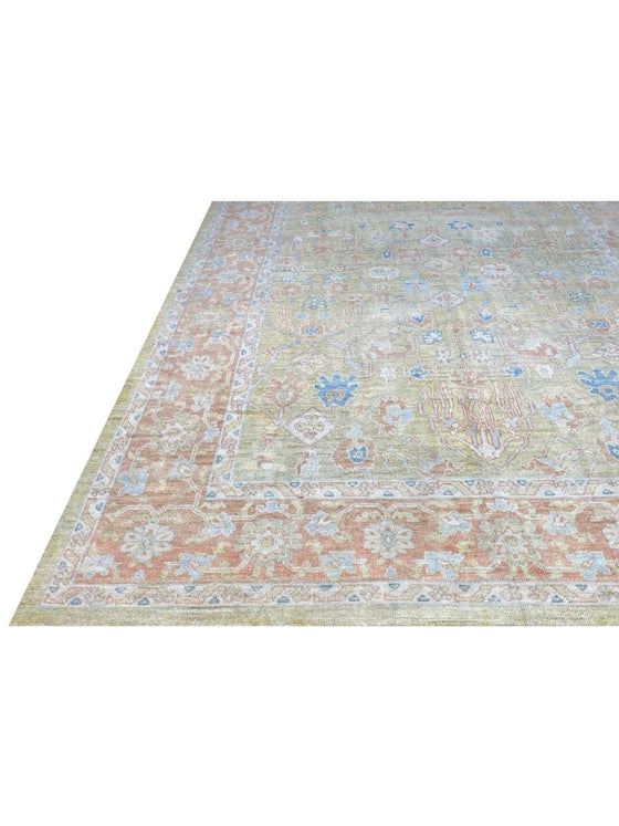 12x17 Turkish Oushak Area Rug - 110647.