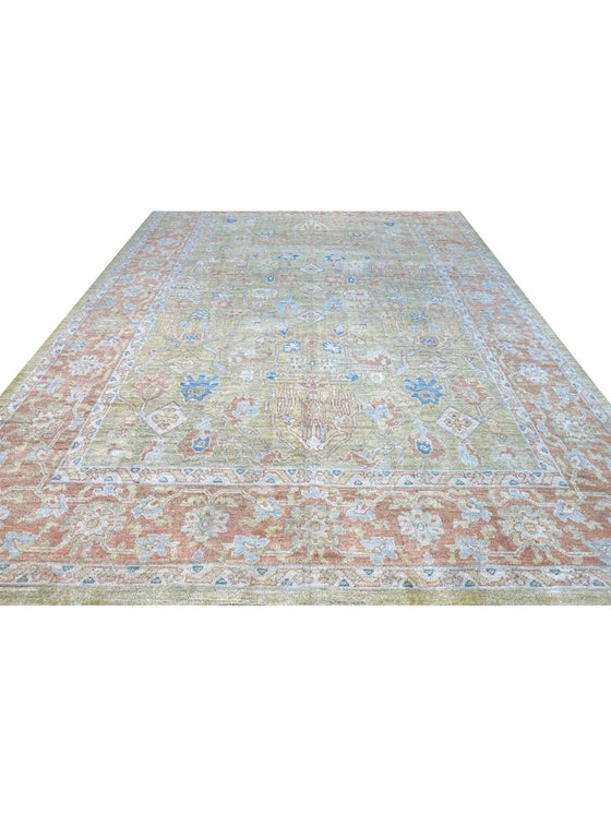 12x17 Turkish Oushak Area Rug - 110647.