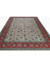 Old Persian Tabriz Area Rug - 12.0x17.9 - Ivory Red - 110284.