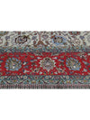 Old Persian Tabriz Area Rug - 12.0x17.9 - Ivory Red - 110284.