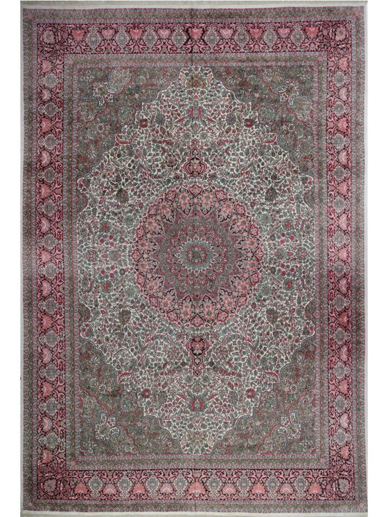 12x18 Persian Kashmir Silk Area Rug - 100901.