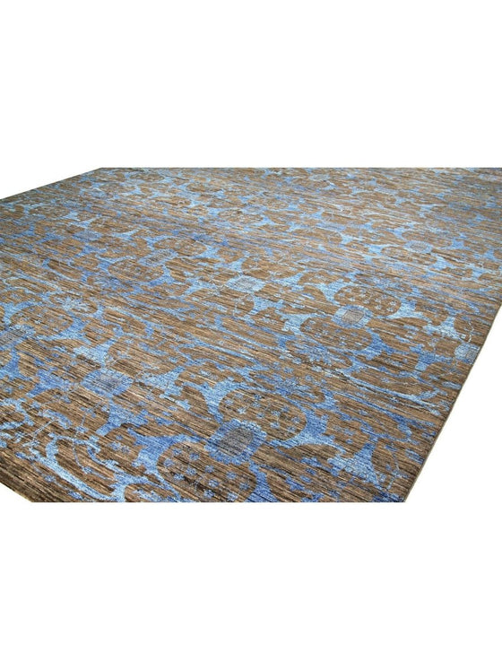 12x18 Transitional Oushak Area Rug - 500767.