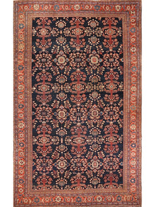  12x19 Antique Persian Mahal Area Rug - 100128.