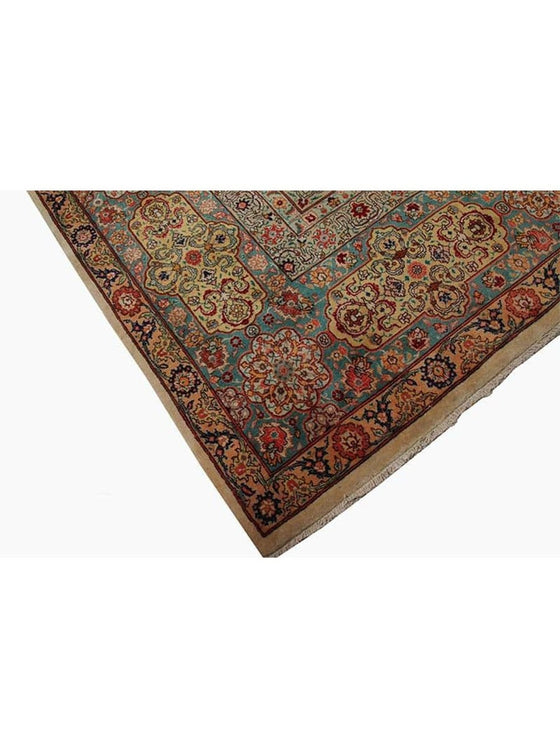 12x19 Old Persian Tabriz Area Rug - 110252.