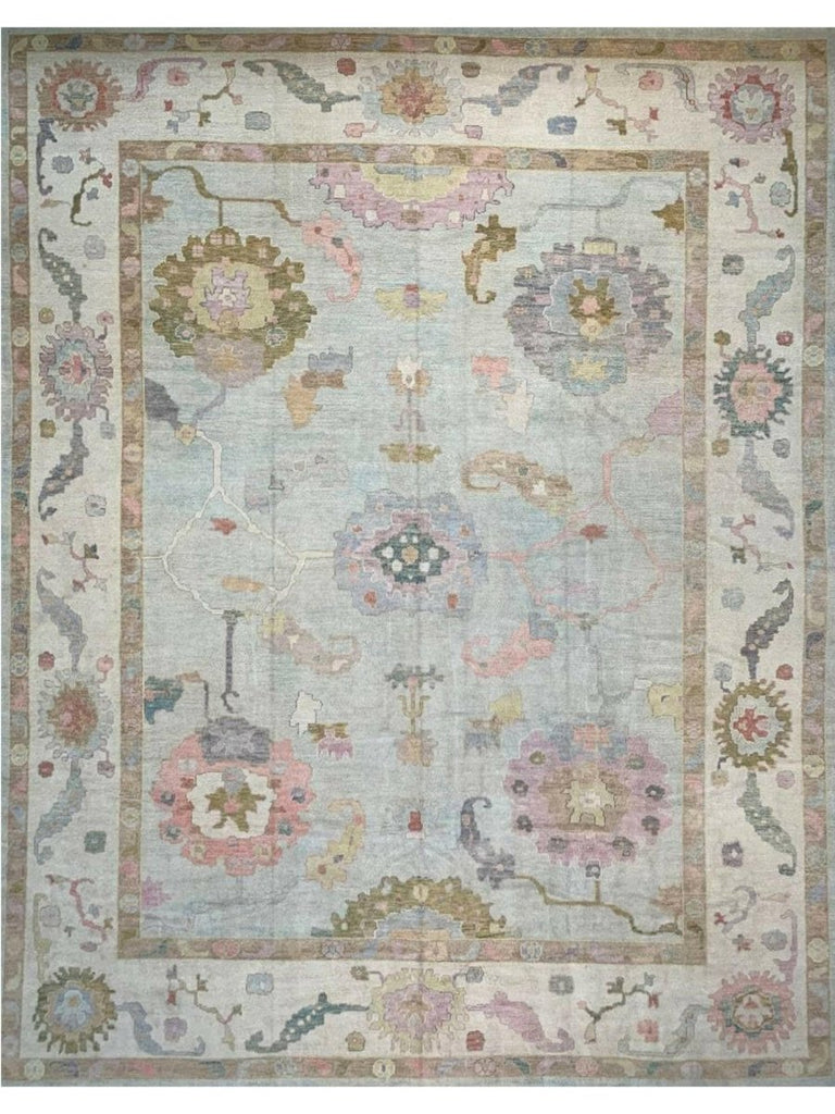 13x15 Turkish Oushak Area Rug - 111036.