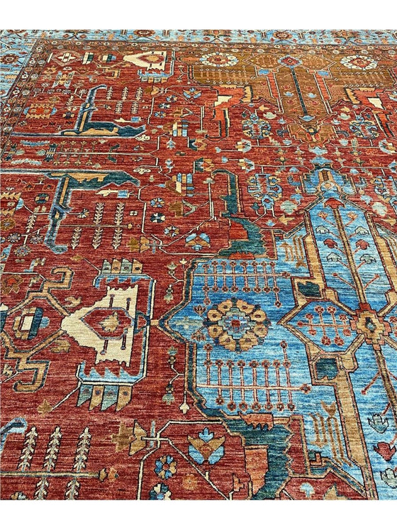 13x16 Persian Serapi Area Rug - 500353.