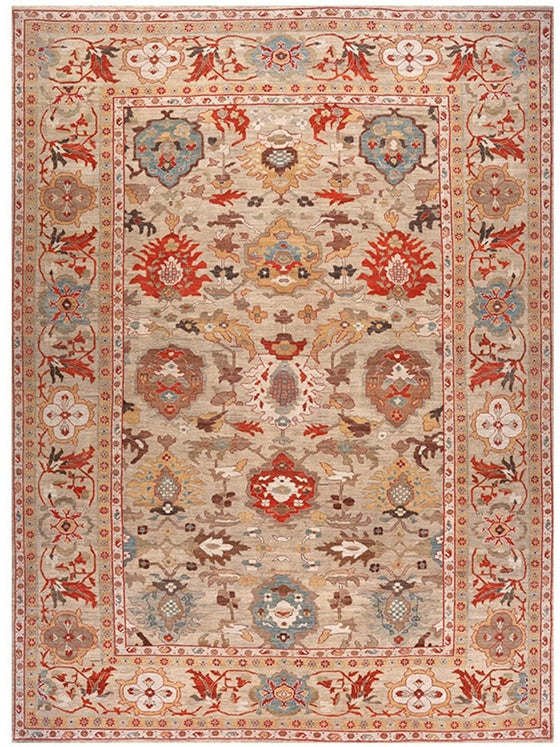 13x18 Persian Sultanabad Area Rug - 108814.