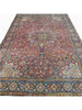 13x19 Antique Persian Tabriz Area Rug - 109056.