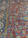 13x19 Antique Persian Tabriz Area Rug - 109056.