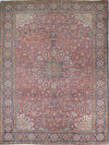 13x19 Antique Persian Tabriz Area Rug - 109056.