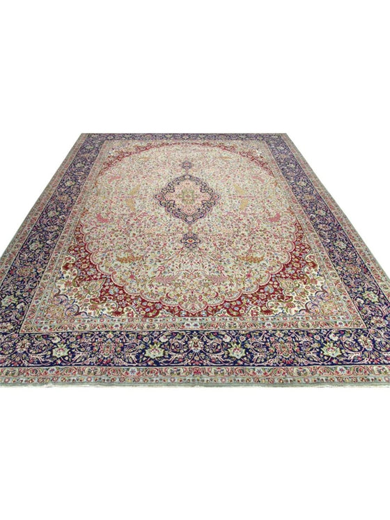 13x19 Old Persian Kerman Masterpiece Rug - 110268.