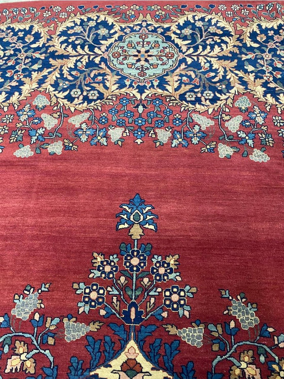 13x21 Antique Persian Kerman Area Rug - 502364.