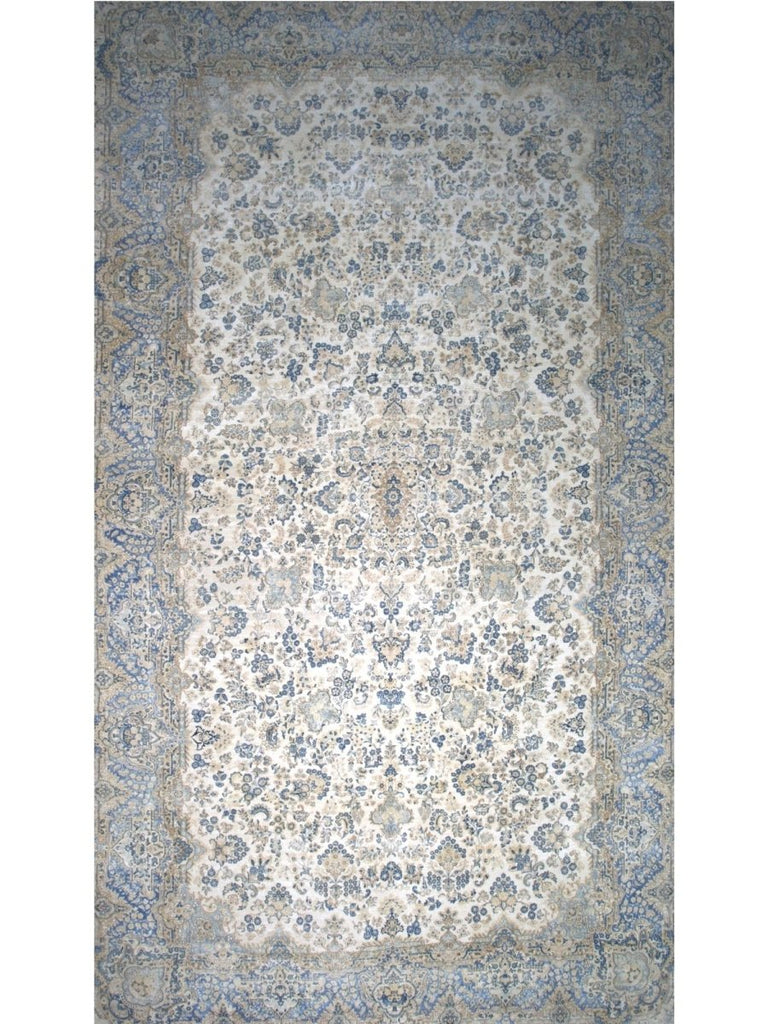 13x24 Antique Persian Kerman Area Rug - 107361.