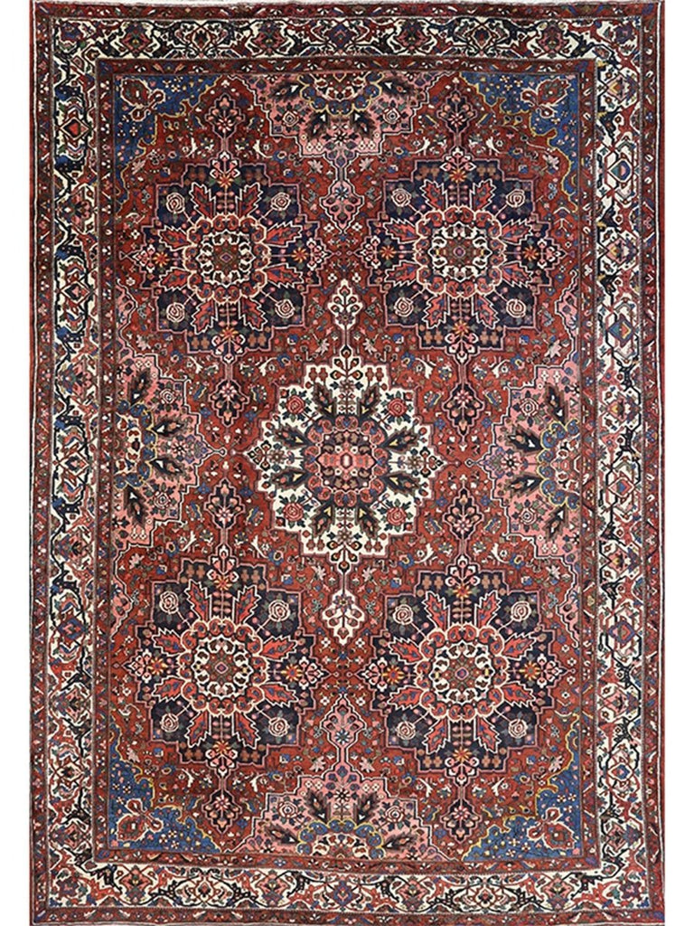 14x20 Antique Persian Bakhtiari Area Rug - 102115.