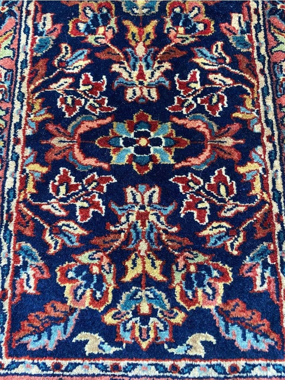 1x2 Persian Sarouk Style  Area Rug - 105329.