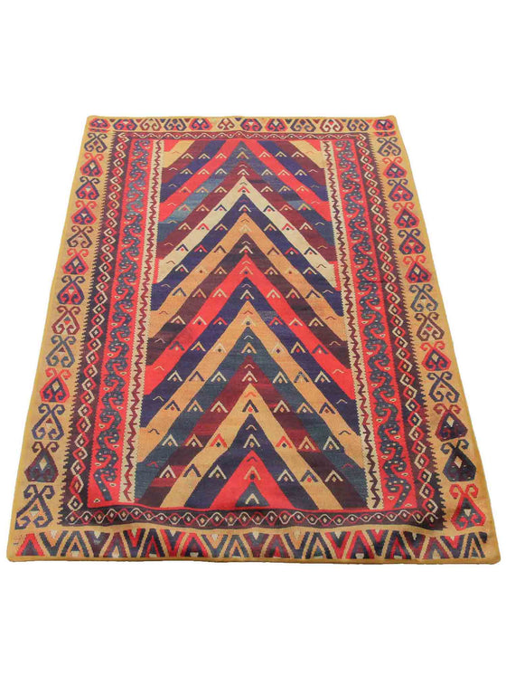 2x3 Screen Printed Persian Rug Tapestry - 110883.