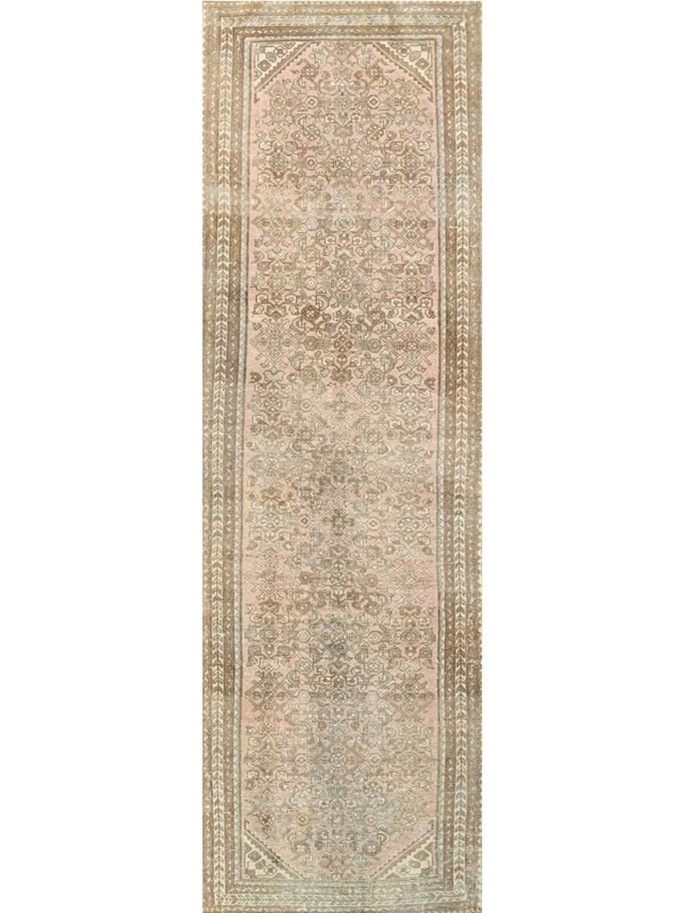3x10 Antique Persian Roudbar Runner - 107412.