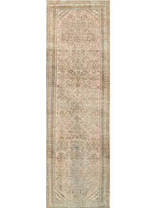  3x10 Antique Persian Roudbar Runner - 107412.