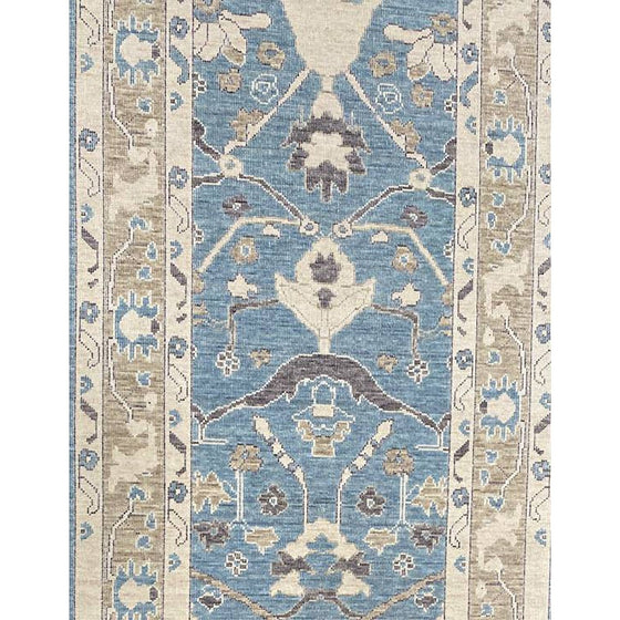 3x10 Turkish Oushak Runner Rug - 111233.