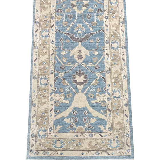 3x10 Turkish Oushak Runner Rug - 111233.