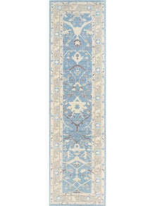  3x10 Turkish Oushak Runner Rug - 111233.