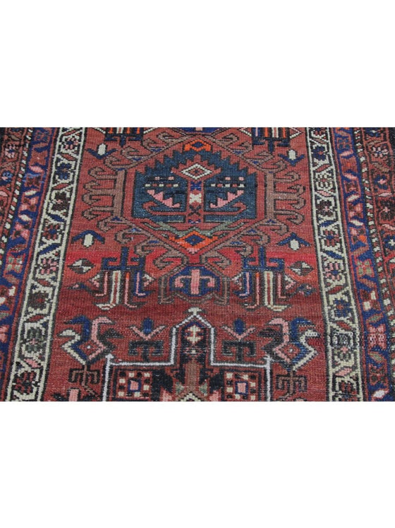 3x11 Antique Persian Heriz Runner - 108263.