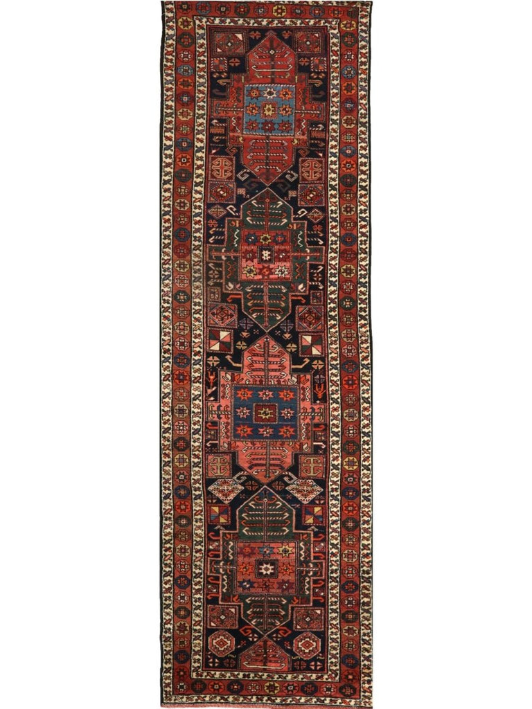 3x11 Old Persian Heriz Runner – 110218.