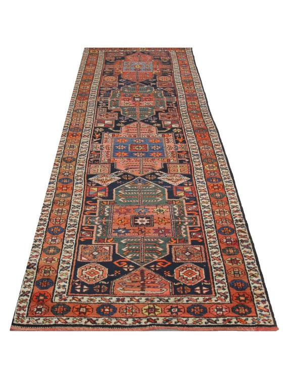 3x11 Old Persian Heriz Runner – 110218.