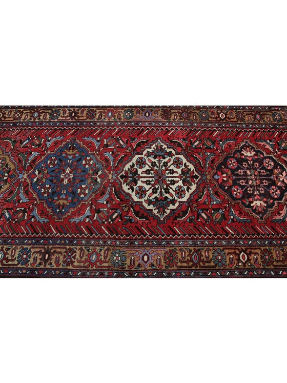 3x11 Old Persian Heriz Runner Rug - 110340.