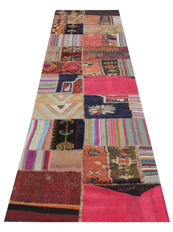 3x11 Patchwork Persian Runner - 109099.