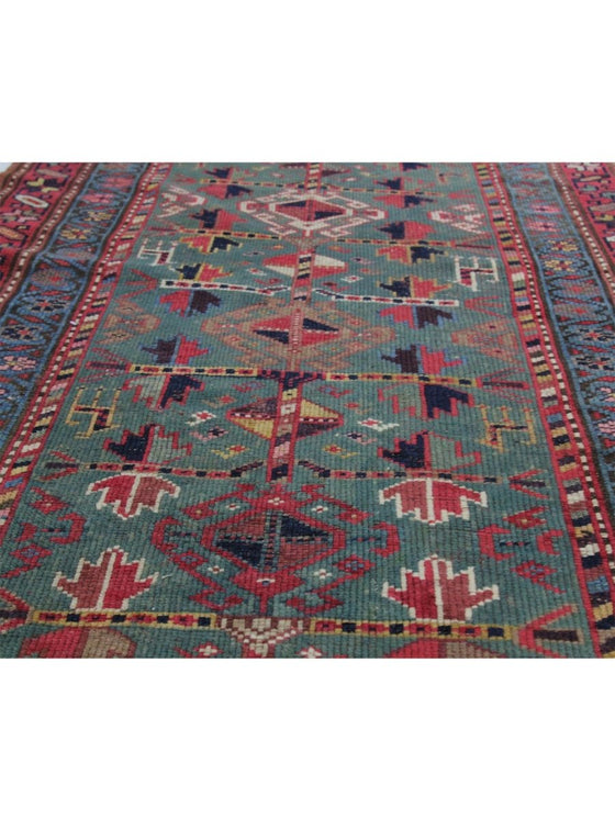 3x12 Antique Persian Kordish Runner - 110238.