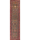 3x12 Antique Persian Kordish Runner - 110238.