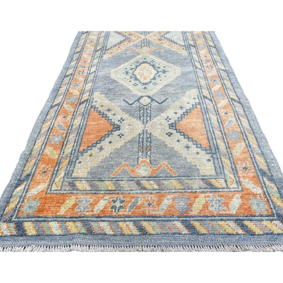 3x12 Turkish Oushak Runner Rug - 111149.