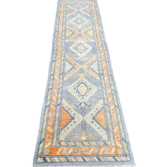 3x12 Turkish Oushak Runner Rug - 111149.