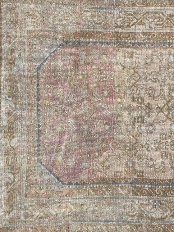 3x13 Antique Persian Angles Runner - 107415.