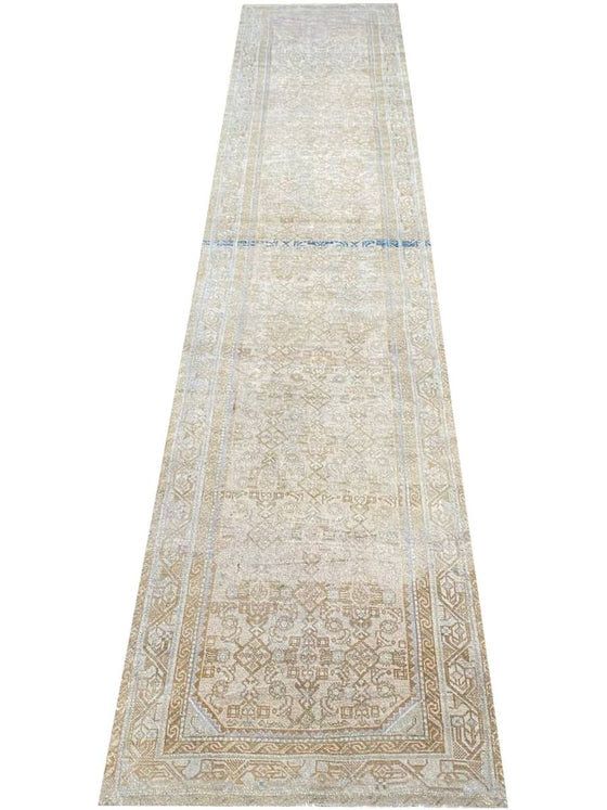 3x13 Antique Persian Angles Runner - 107415.