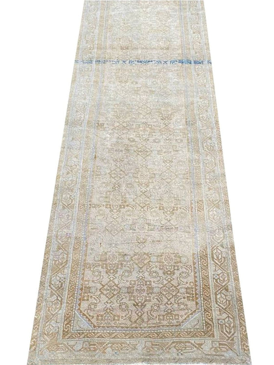 3x13 Antique Persian Angles Runner - 107415.